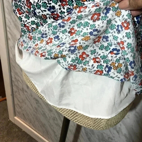 J. Crew Floral Tank Top  Size 2 - Picture 4 of 7